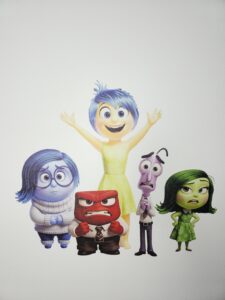 Druk ścienny wykonany przez firmę ŚCIANA WOW w Warszawie. Druk wykonany w pokoju dziecięcym z bohaterami bajki.